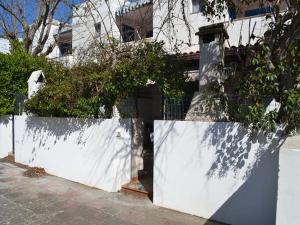 Bygningen som feriehuset ligger i