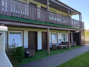 Balkón alebo terasa v ubytovaní Anrema - Pokoje 21m2