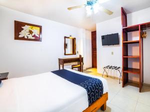 TV a/nebo společenská místnost v ubytování Hotel HC