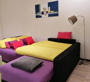 Postel nebo postele na pokoji v ubytování Ferienwohnung Einbeck FeWo B Nolte