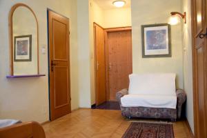 Uma cama ou camas num quarto em Rathskeller Weitra