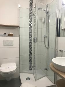 Koupelna v ubytování Flair Hotel zum Storchen