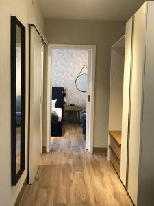 Postel nebo postele na pokoji v ubytování Flair Hotel zum Storchen