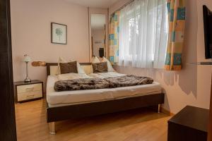 Łóżko lub łóżka w pokoju w obiekcie Haus Bodner-Scherer