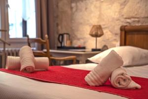 Postel nebo postele na pokoji v ubytování Hôtel La Muette