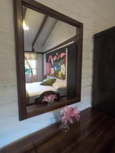 Letto o letti in una camera di Hostal Inti Luna