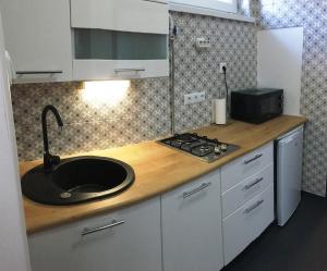 Kuchyňa alebo kuchynka v ubytovaní Repose Apartments
