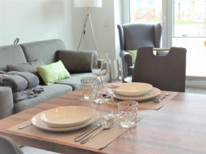 Posezení v ubytování Apartment Auszeit, Am Alten Deich 4-6, Whg 9