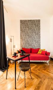 Posezení v ubytování Via Garibaldi 31 Suites