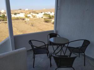 A balcony or terrace at Nesaea Studio