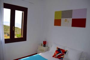 A bed or beds in a room at Magnificent sea view,clean and bright apartments
