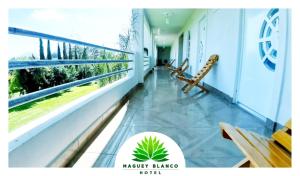 Balkón nebo terasa v ubytování Hotel Maguey blanco