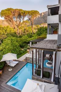 a view of a house with a swimming pool at Kensington Place in Cape Town