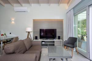 Кът за сядане в Paxos Luxury Living Junior Suites