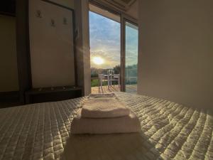 A bed or beds in a room at Agriturismo Vecio Portico