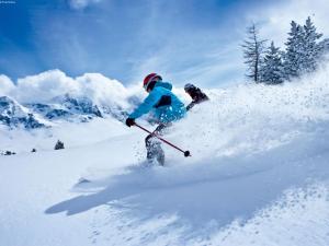 Apartment in Neukirchen near Ski Lift v zime