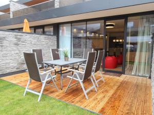 Patio alebo iná vonkajšia časť ubytovania Apartment in Neukirchen near Ski Lift