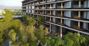 an aerial view of an apartment building at Livist Resort phetchabun in Phetchabun