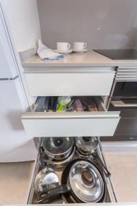 Kuchyňa alebo kuchynka v ubytovaní Apartamento Las Canteras Beachway