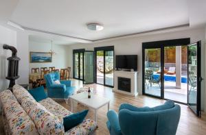 Χώρος καθιστικού στο Villa Latina 2