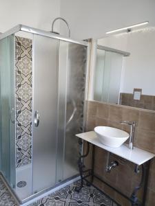 Koupelna v ubytování B&B I sei volti Lecce