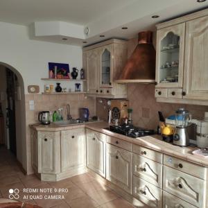 Køkken eller tekøkken på EXCEPTIONAL,ORIENTAL STYLE FLAT close to Warsaw