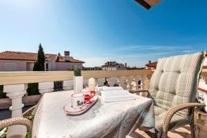 Ein Balkon oder eine Terrasse in der Unterkunft Villa Allegria