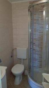 Koupelna v ubytování Apartman i sobe Martina