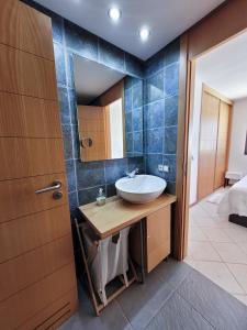 A bathroom at Suite Adeje Paradise with private jacuzzi