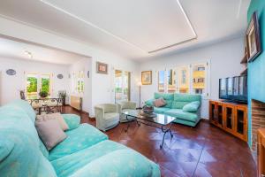 Χώρος καθιστικού στο Villa Paca