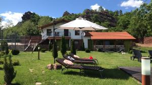 A garden outside Villa Garden