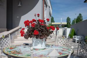 Balkón nebo terasa v ubytování Rome Airport Inn
