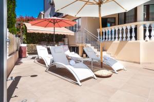 Ein Balkon oder eine Terrasse in der Unterkunft Villa Allegria