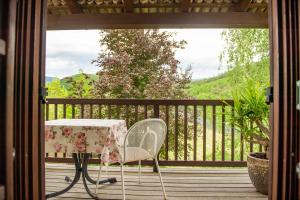 Balkón nebo terasa v ubytování B&B Unterhabsbergerhof