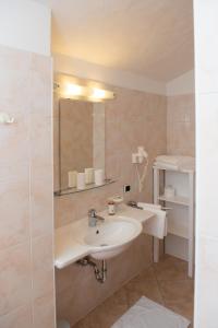 Koupelna v ubytování B&B Unterhabsbergerhof