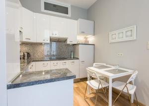 Kuchyňa alebo kuchynka v ubytovaní AR Apartments