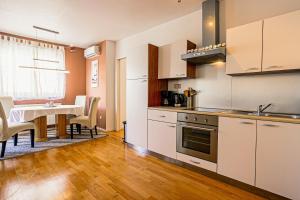 Kuchyňa alebo kuchynka v ubytovaní Apartman Aqua