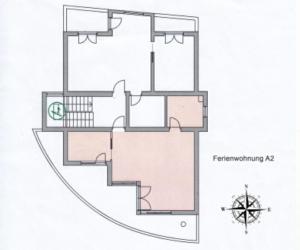 Plán poschodí v ubytovaní Apartman Aqua
