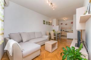 Kuchyň nebo kuchyňský kout v ubytování Apartments Cetina