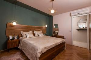 Postel nebo postele na pokoji v ubytování New Apartment Neda