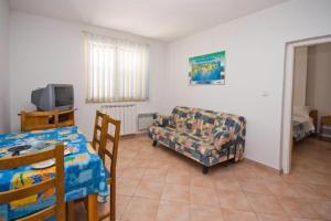 Χώρος καθιστικού στο Apartments Christian