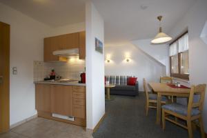 A kitchen or kitchenette at Seeappartements Bacher