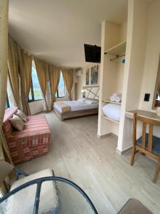 Postel nebo postele na pokoji v ubytování Guesthouse Liamra