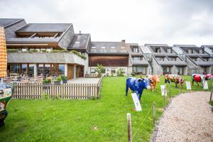 Zahrada ubytování Motel de la Gruyère Restoroute