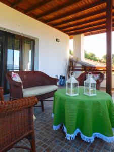 Posezení v ubytování Klisouri Beach Villa