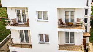 Balkón alebo terasa v ubytovaní Apartman Aqua
