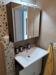 Koupelna v ubytování Ferienwohnung Lattenberg + 36 fotografií