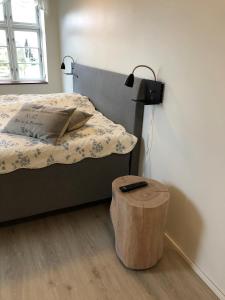 Krevet ili kreveti u jedinici u okviru objekta Hotel Højslev Kro