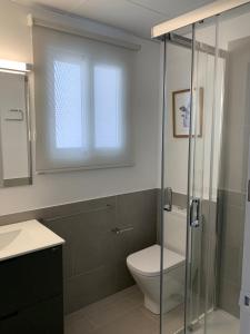 Koupelna v ubytování Apartamento en Playa Santo Tomas