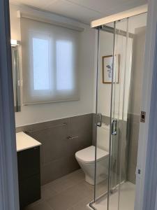 Koupelna v ubytování Apartamento en Playa Santo Tomas